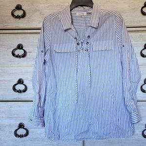 Pinstripe blouse